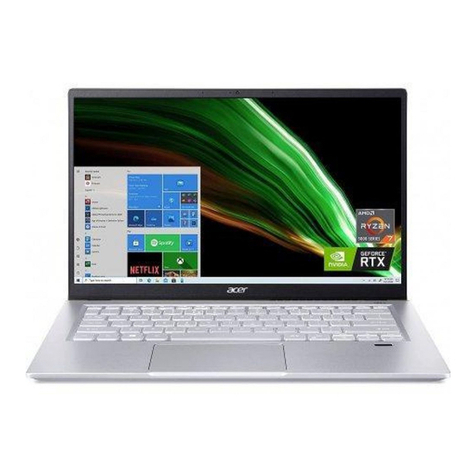 Acer Swift X User manual Acer Swift X User manual