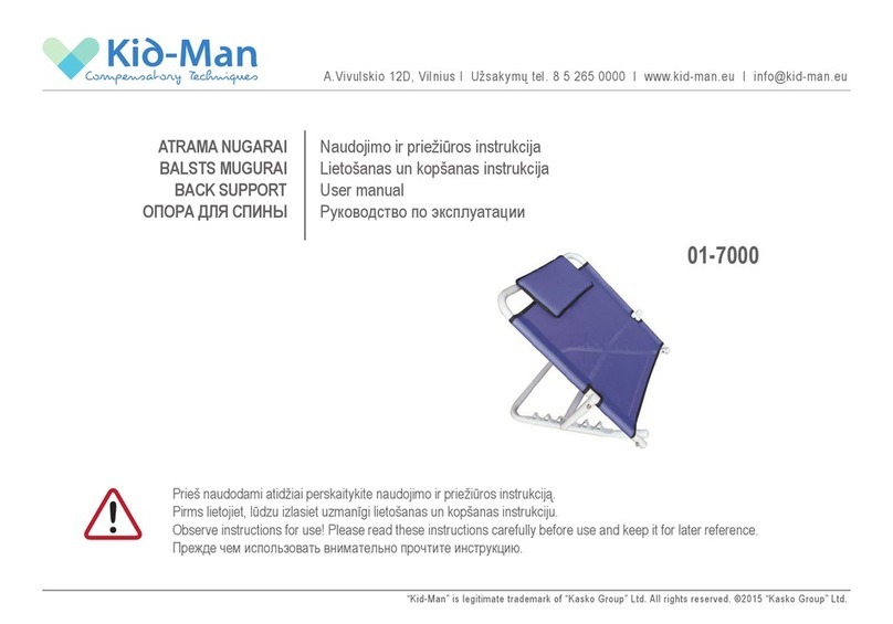 Kid-Man 01-7000 user manual