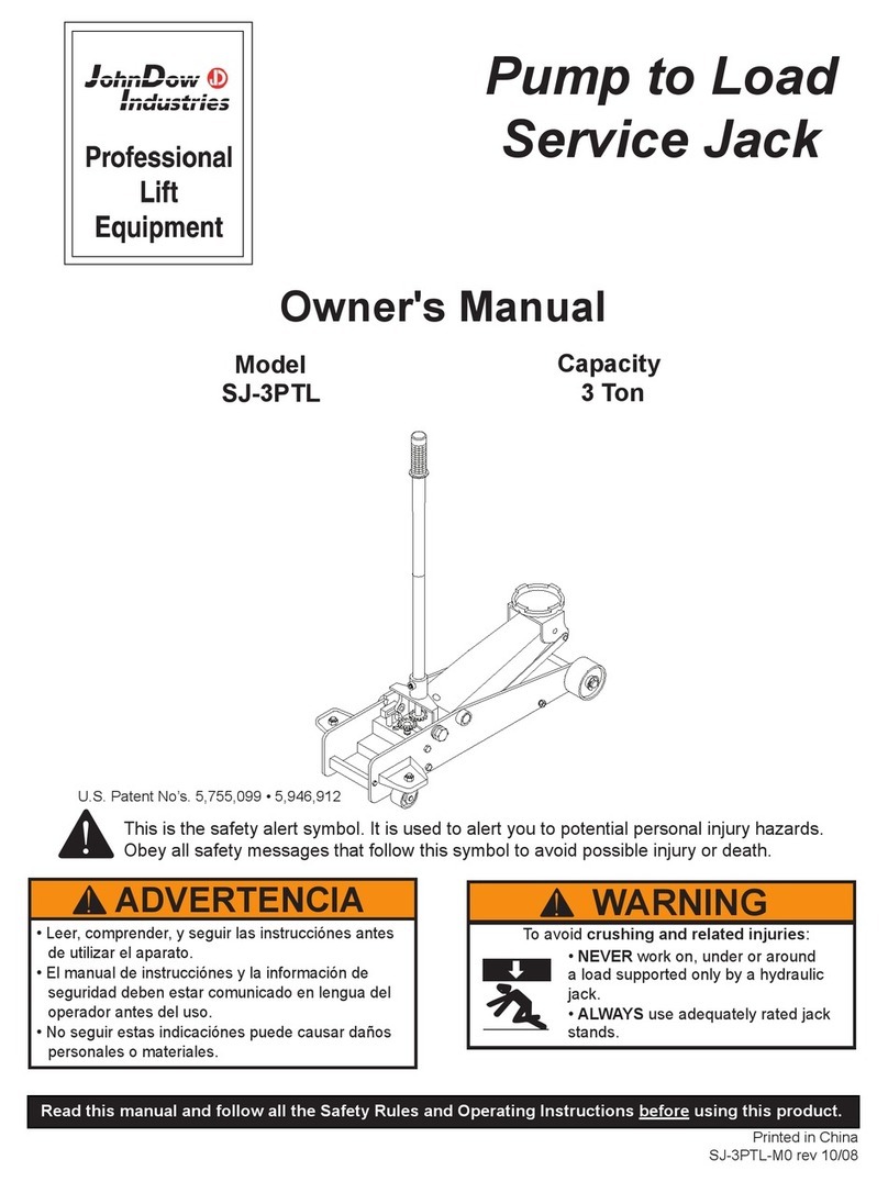 JohnDow Industries SJ-3PTL owner's manual