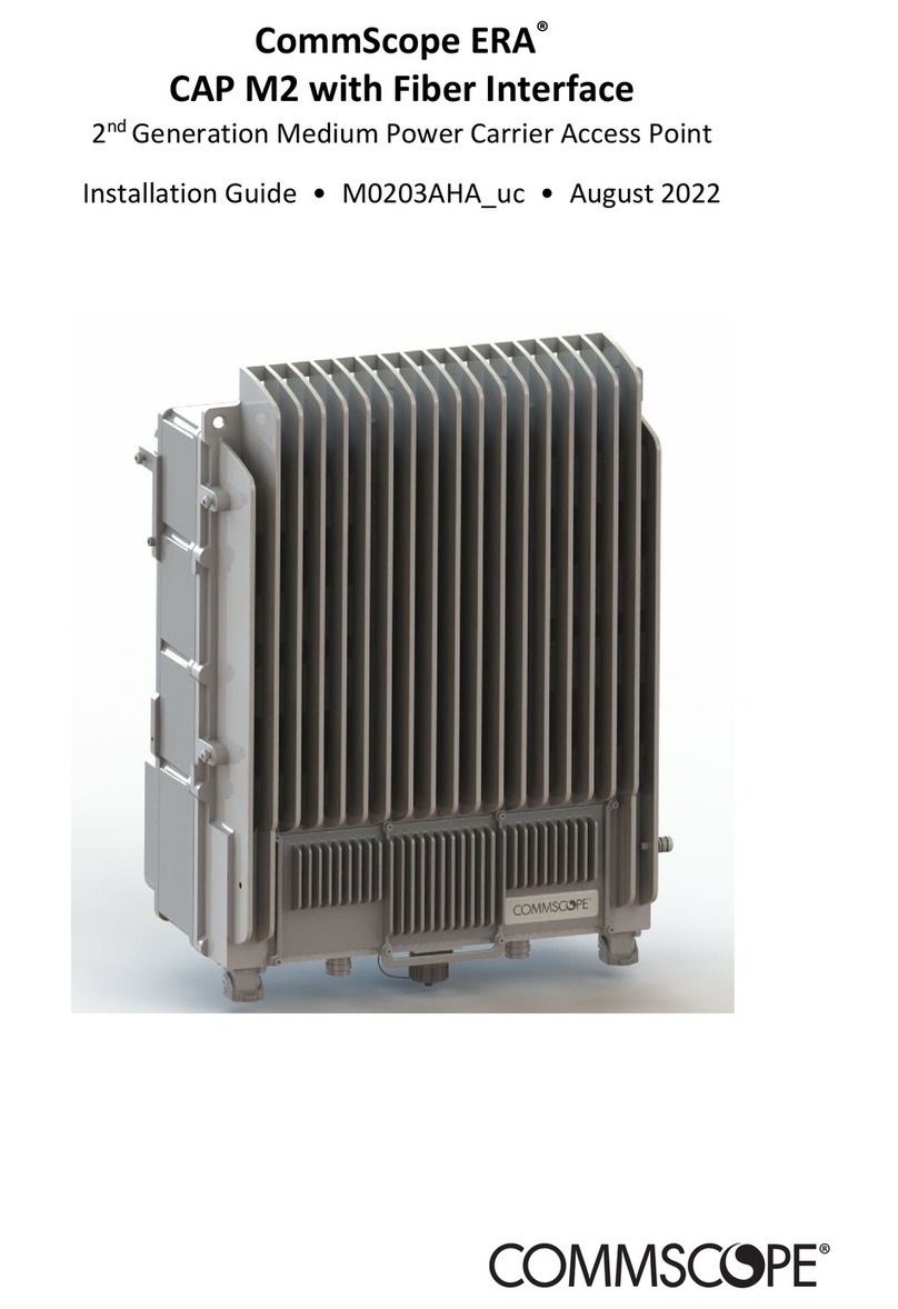 CommScope ERA CAP M2 User manual