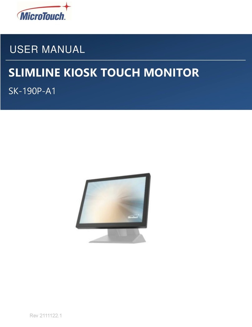 MicroTouch SK-190P-A1 User manual