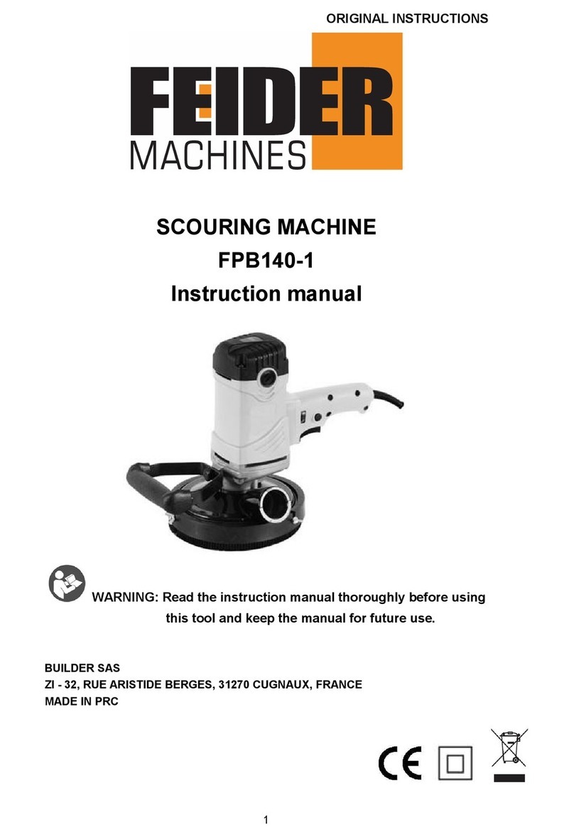 Feider Machines FPB140-1 User manual