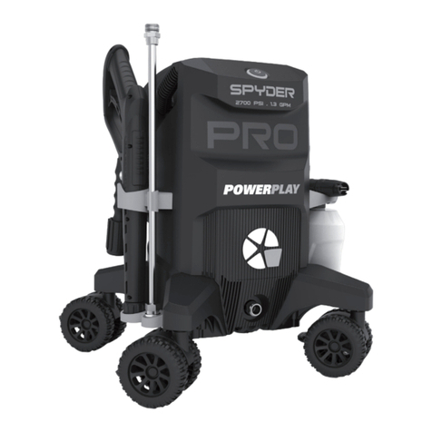 Powerplay SPYDER PRO SPYP09 Assembly, care and use instructions