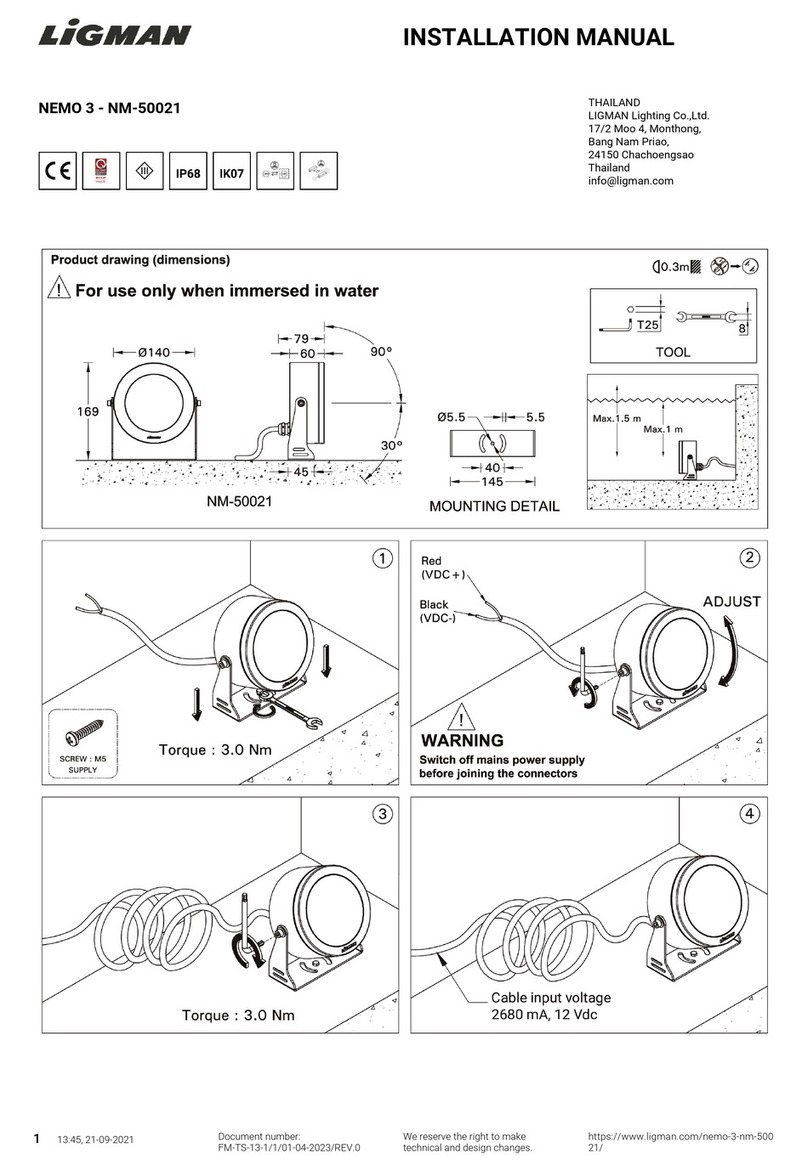 LIGMAN NEMO 3 installation manual LIGMAN NEMO 3 installation manual