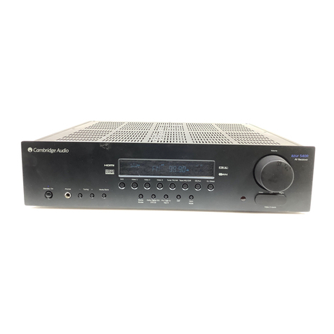 Cambridge Audio Azur 540R V3 User manual
