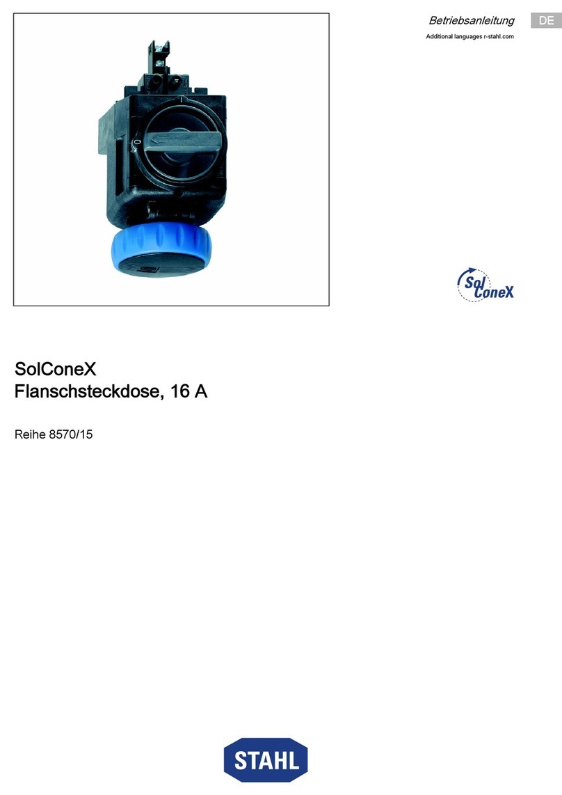 Stahl SolConeX 8570/15 Series User manual