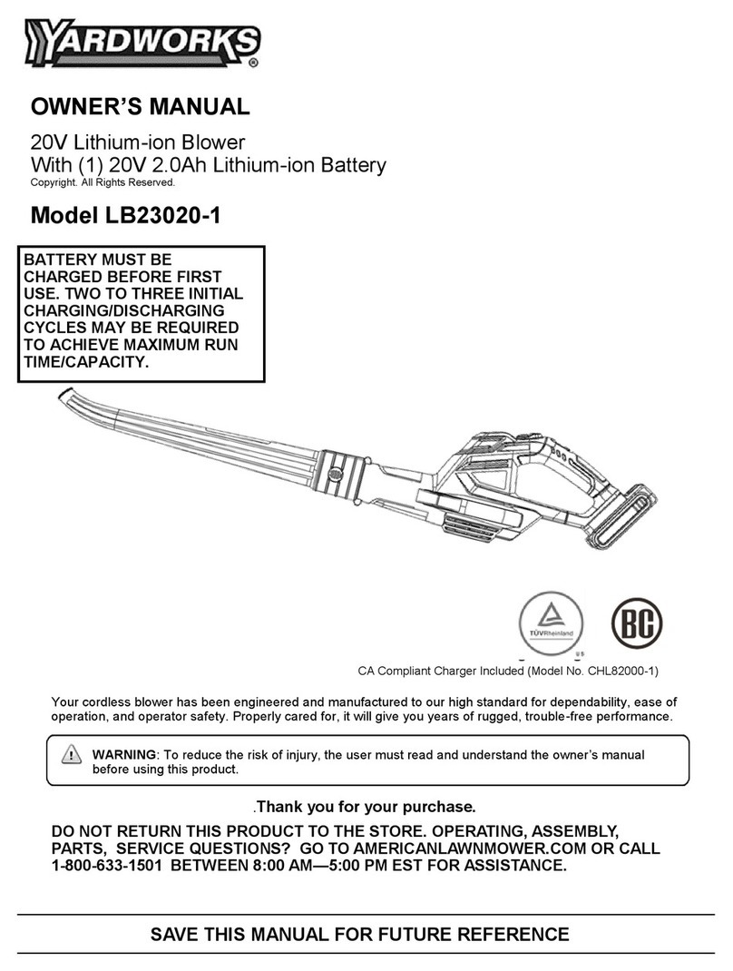 Yard Works LB23020-1 User manual