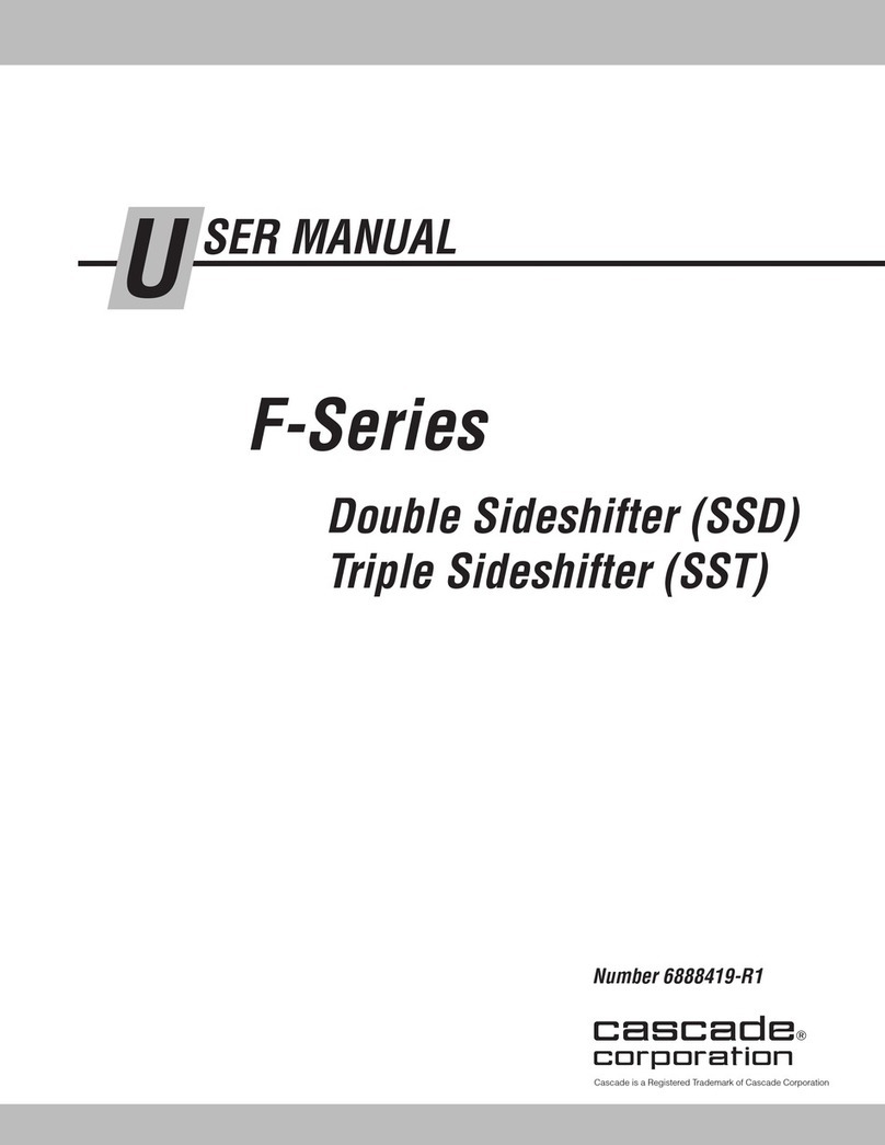 cascade corporation F Series User manual