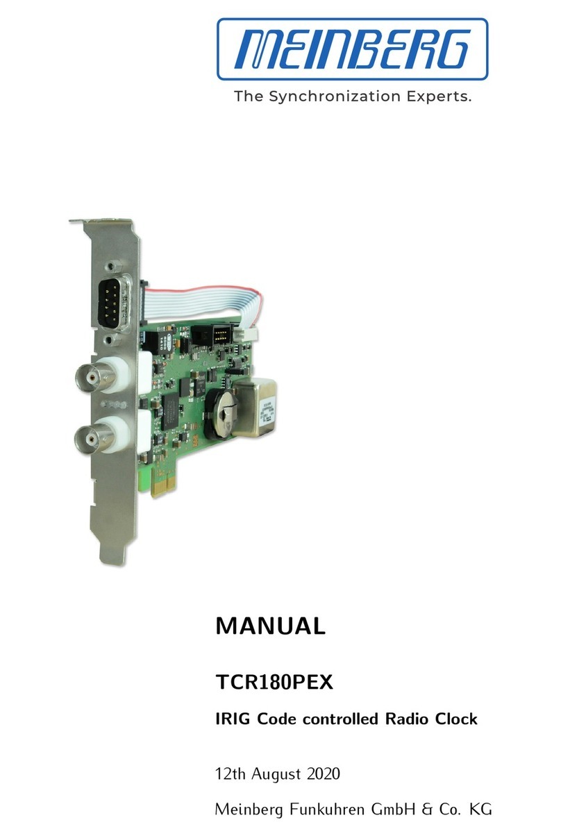 Meinberg TCR180PEX manual