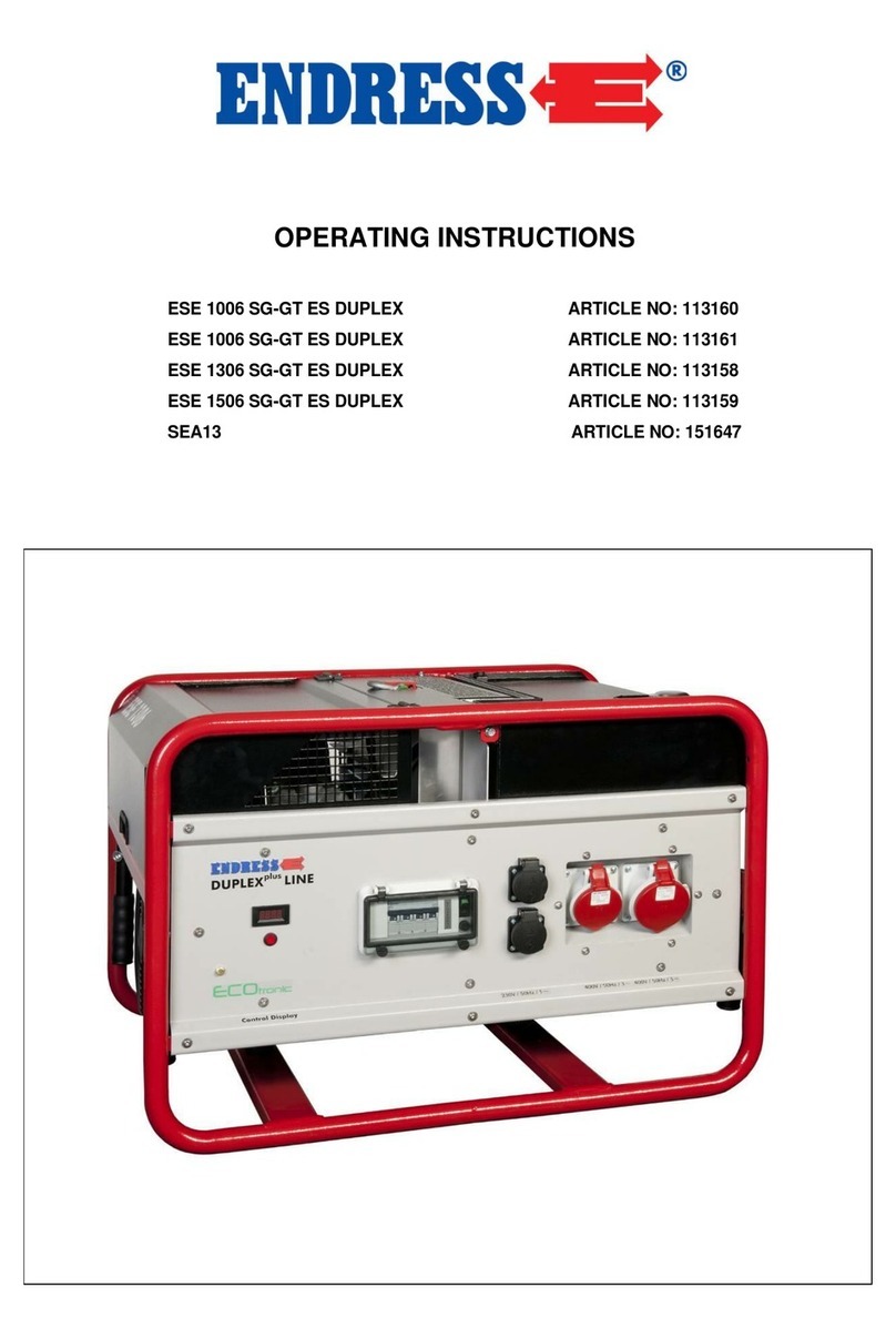 Endress ESE 1006 SG-GT ES DUPLEX operating instructions Endress ESE 1006 SG-GT ES DUPLEX operating instructions