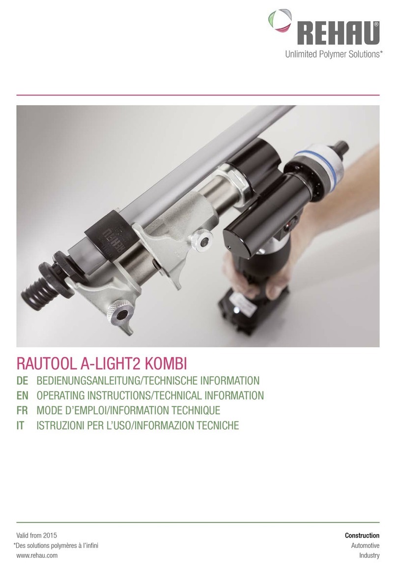 Rehau RAUTOOL A-LIGHT2 Manual