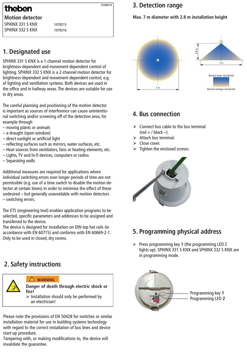 Theben SPHINX 331 S KNX User manual