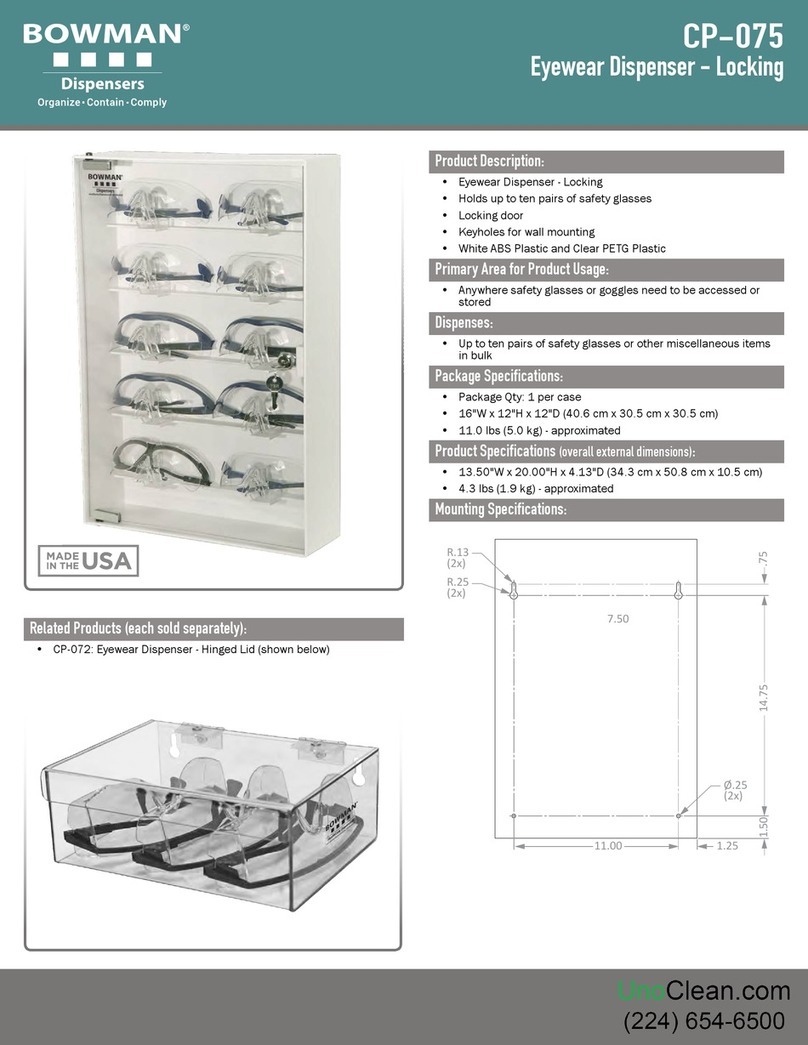 BOWMAN CP-075 installation instructions