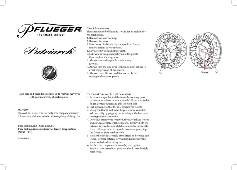 Pflueger Patriarch instructions