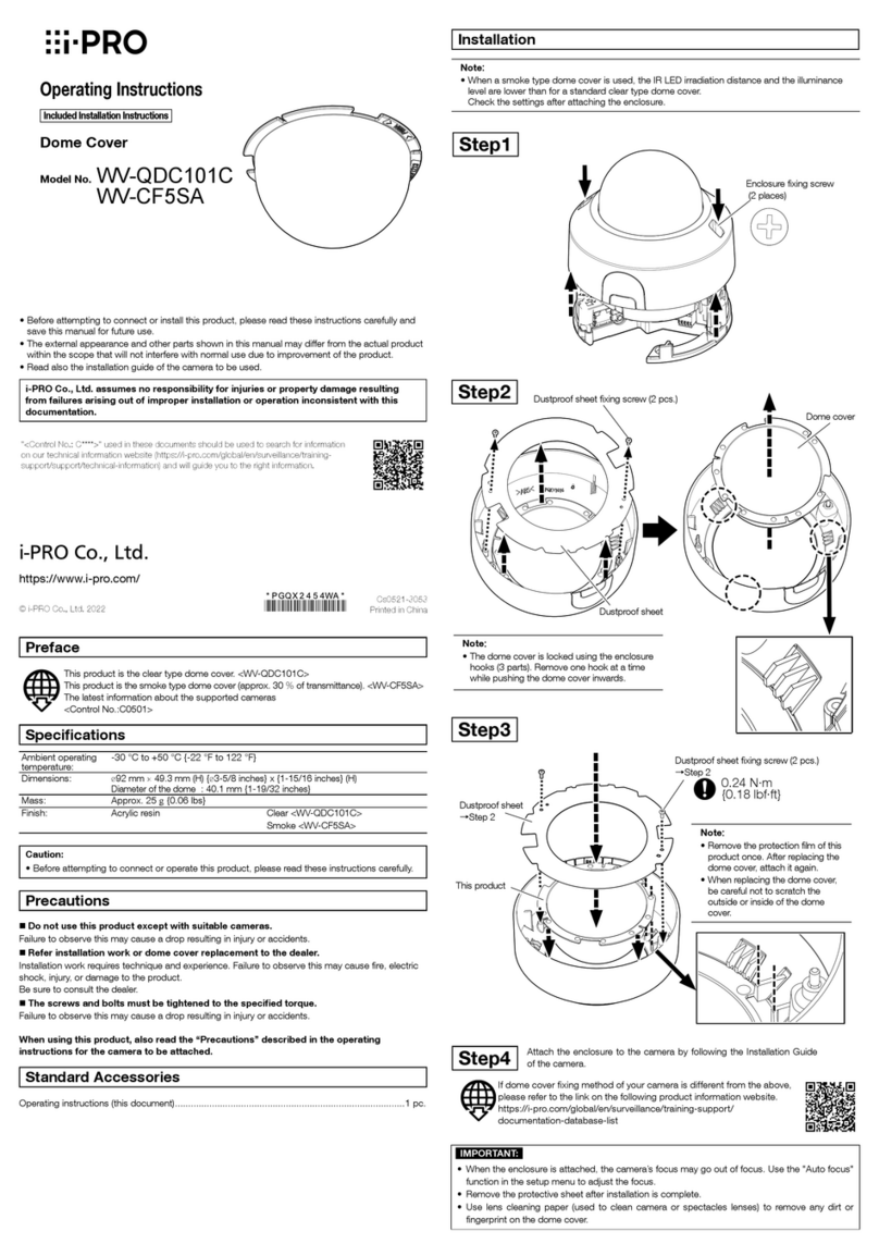 i-PRO WV-QDC101C operating instructions