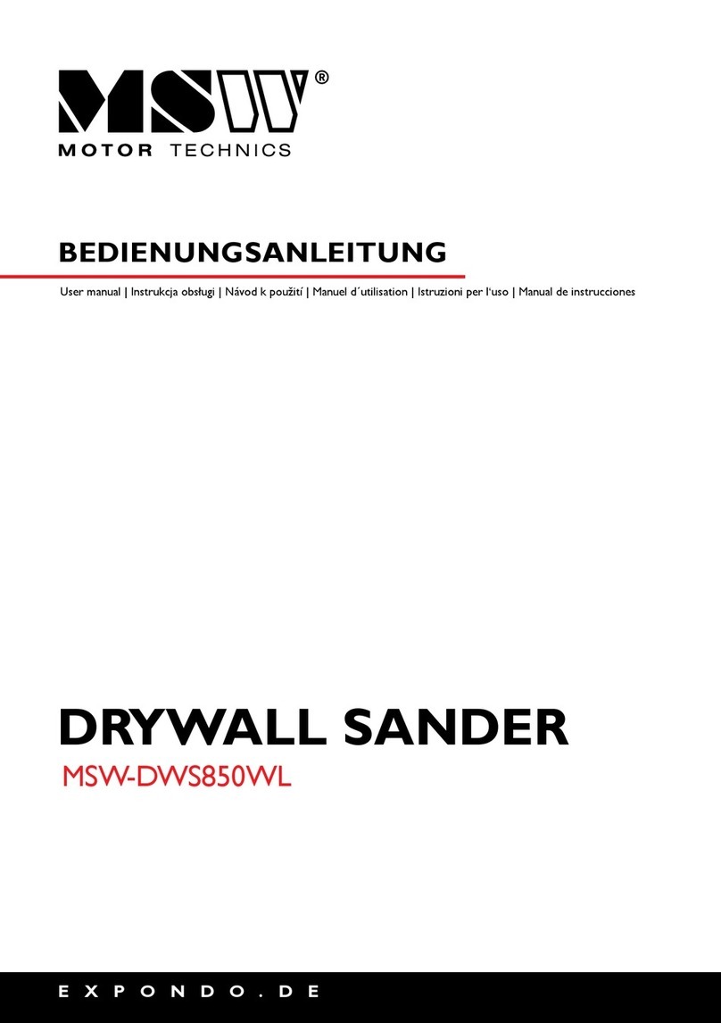 MSW MSW-DWS850WL user manual