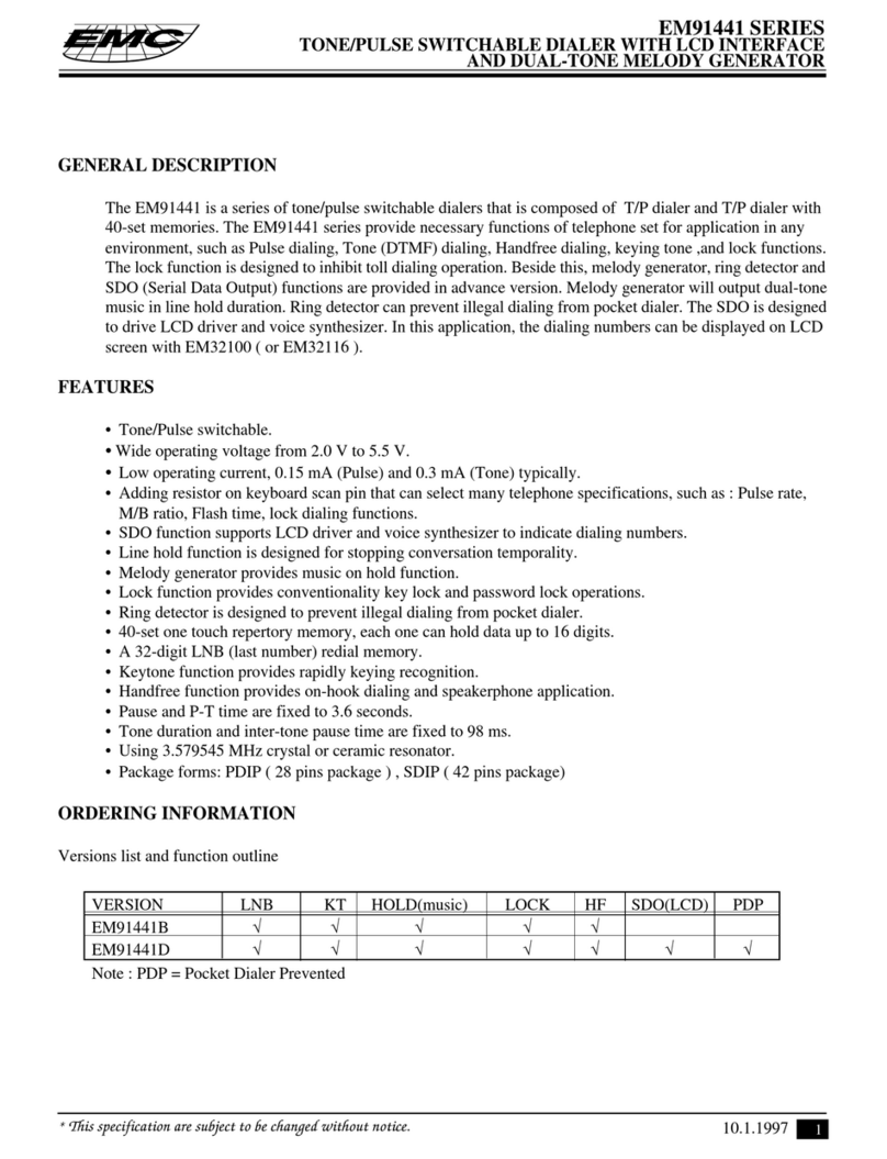 EMC EM91441 Series manual