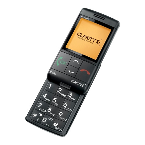 Clarity ClarityLife C900 User manual Clarity ClarityLife C900 User manual