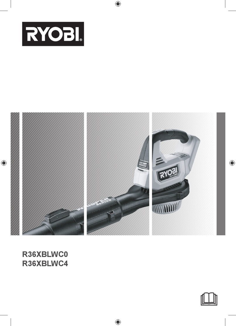 Ryobi R36XBLWC0 manual