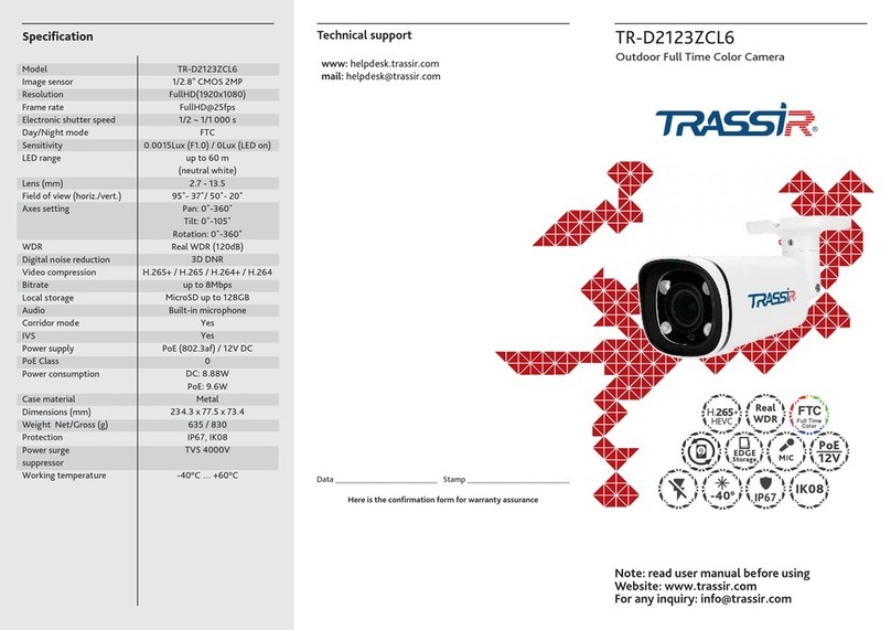 TRASSIR TR-D2123ZCL6 User manual
