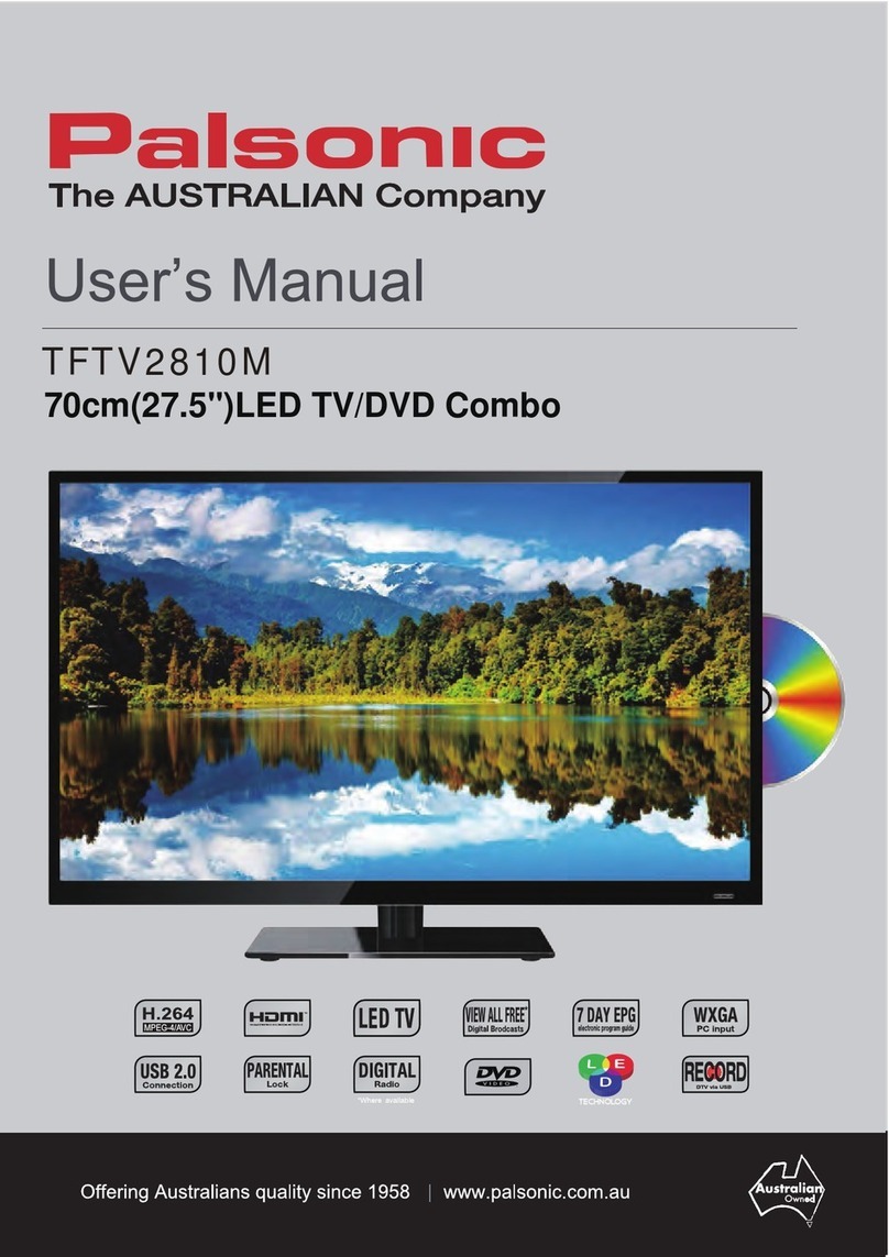 Palsonic TFTV2810M User manual