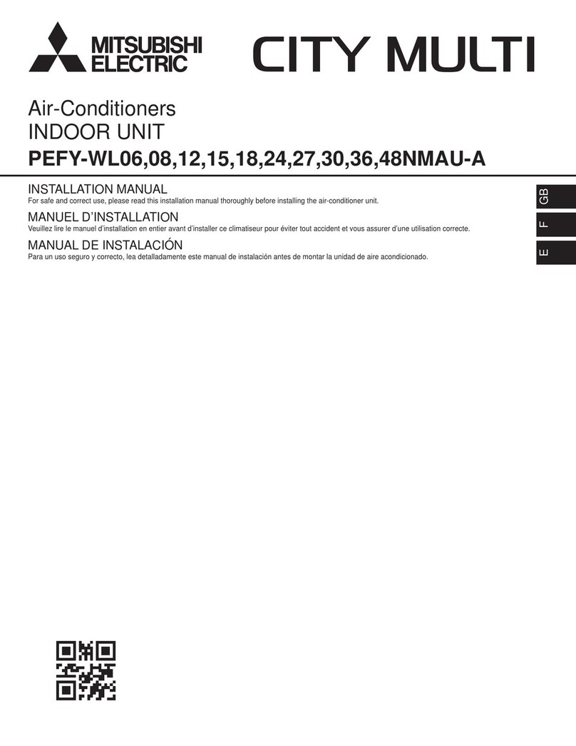 Mitsubishi Electric PEFY-WL06NMAU-A User manual
