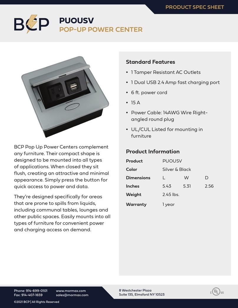 BCP PUOUSV Instruction sheet