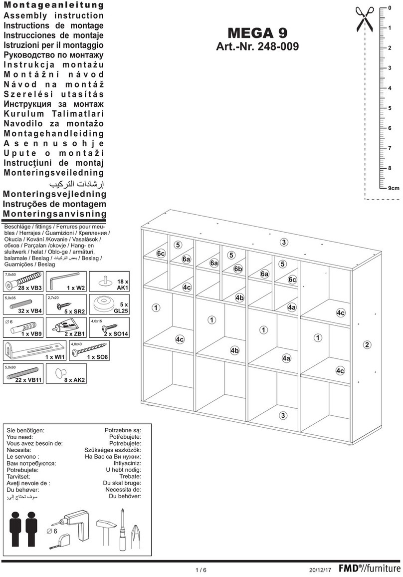 FMD Furniture MEGA 9 248-009 Assembly instruction FMD Furniture MEGA 9 248-009 Assembly instruction