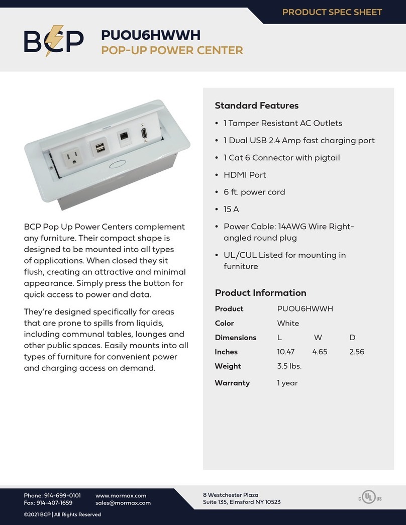 BCP PUOU6HWWH Instruction sheet