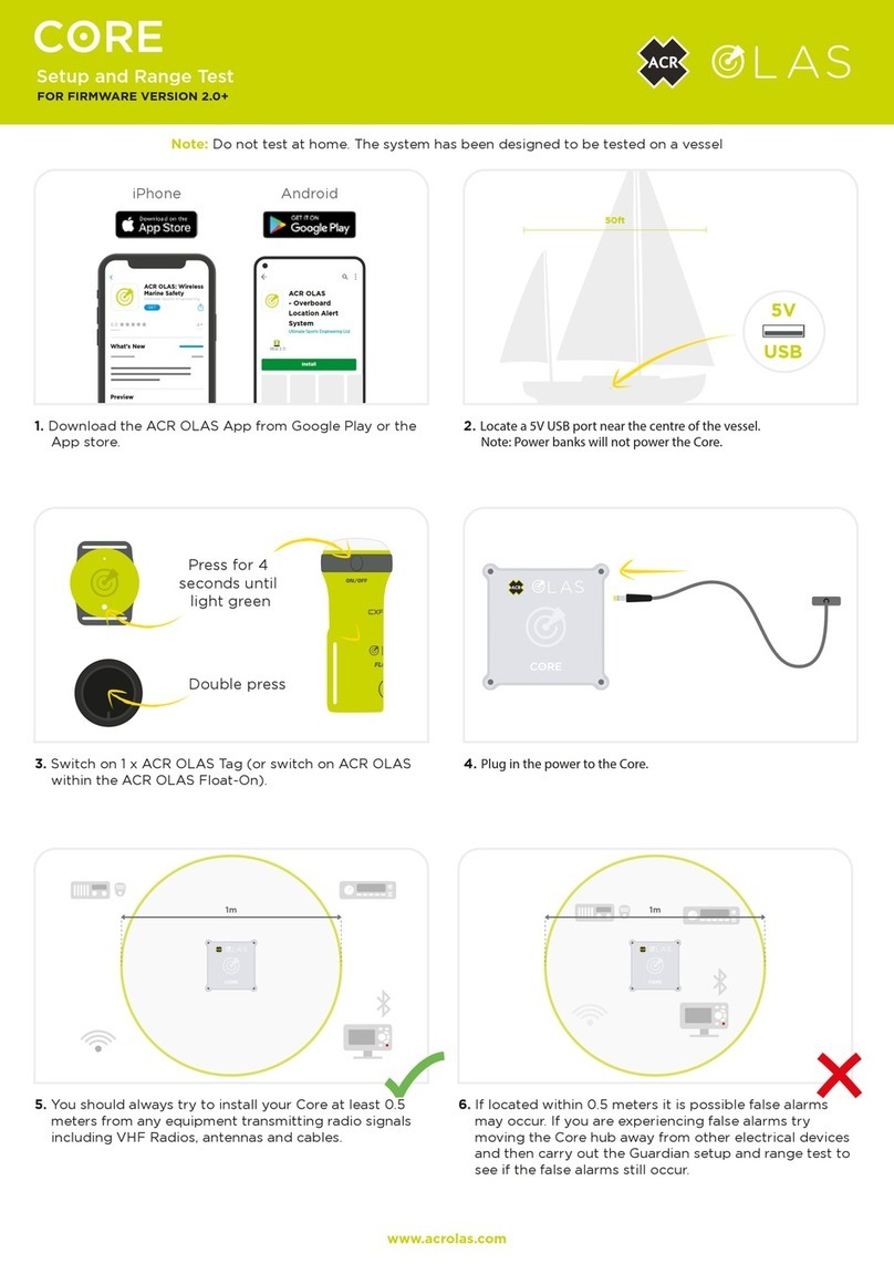 ACR Electronics OLAS CORE Setup and Range Test
