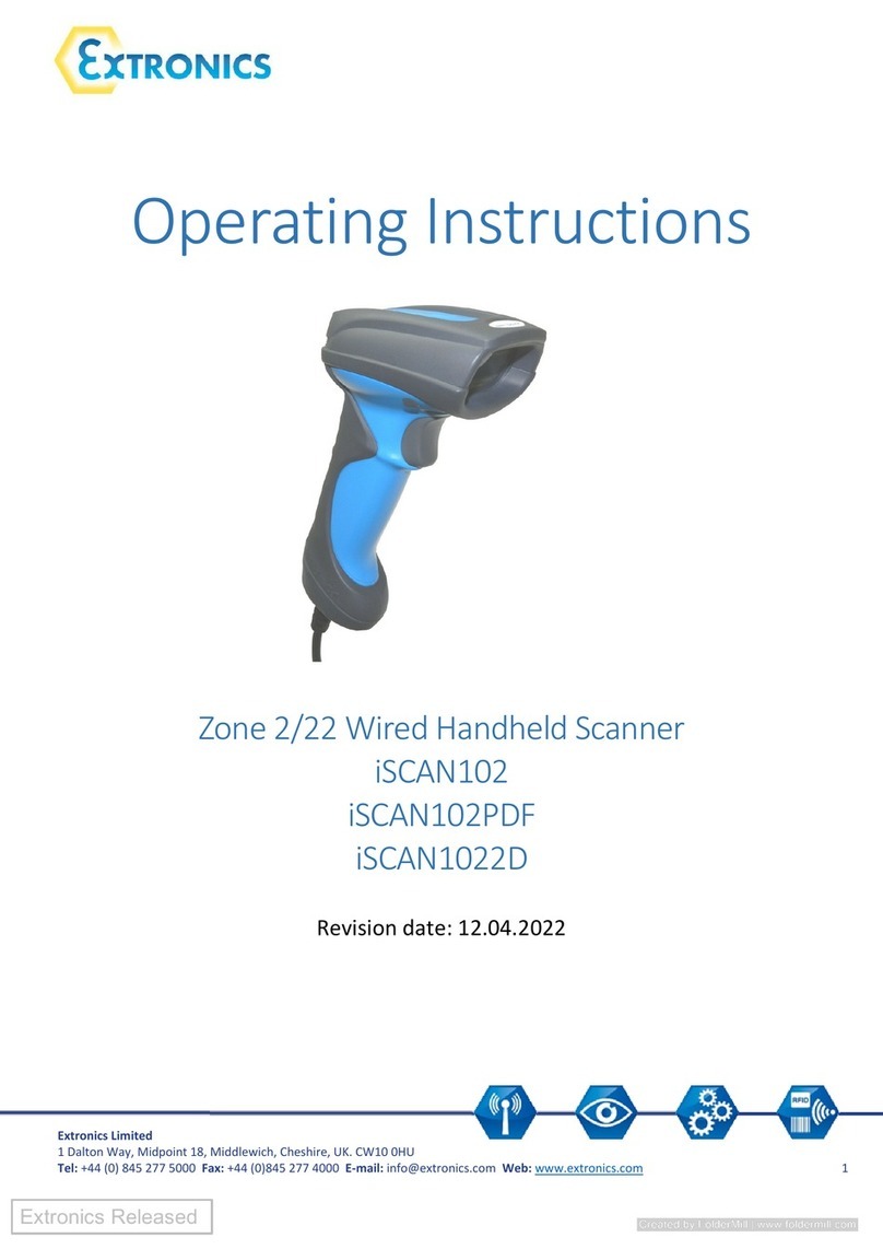 extronics iSCAN102PDF User manual