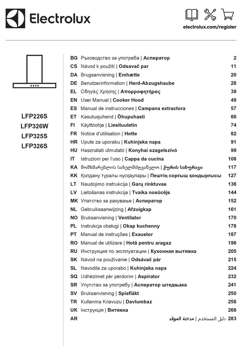 Electrolux LFP326W user manual