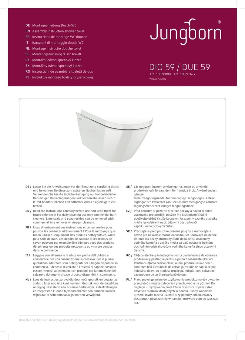 Jungborn DIO 59 Assembly instruction