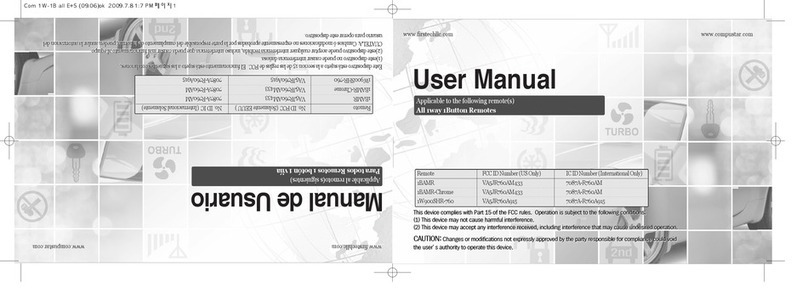 Firstech 1BAMR-Chrome user manual