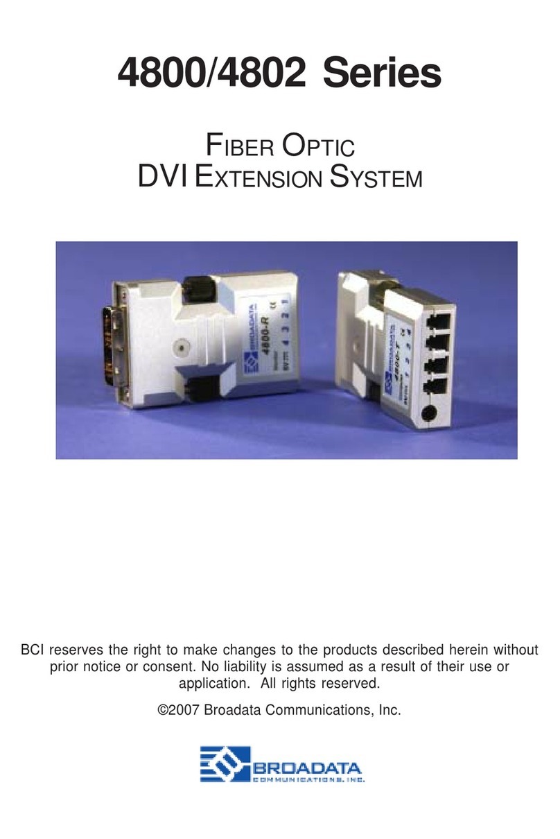 Broadata 4800 Series user manual