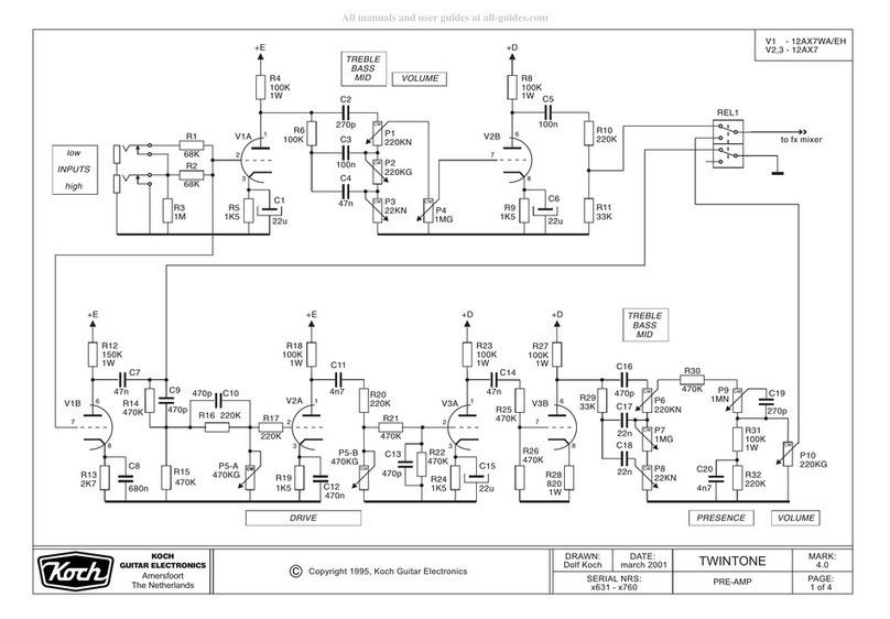 Koch TWINTONE Wiring diagram