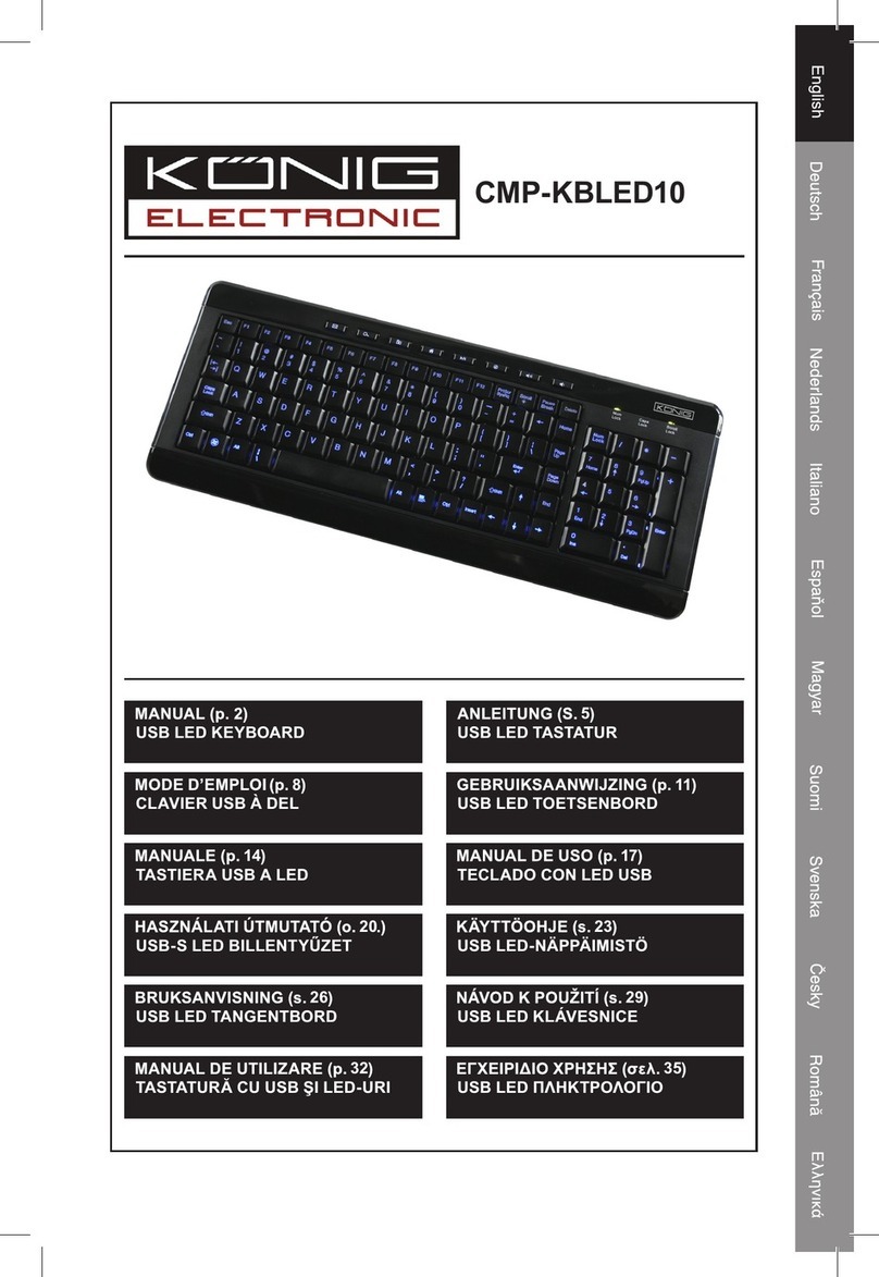 König Electronic CMP-KBLED10 manual