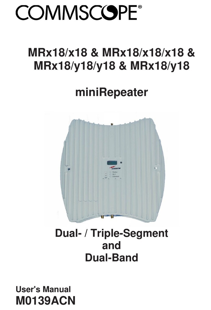 CommScope MRx18 user manual