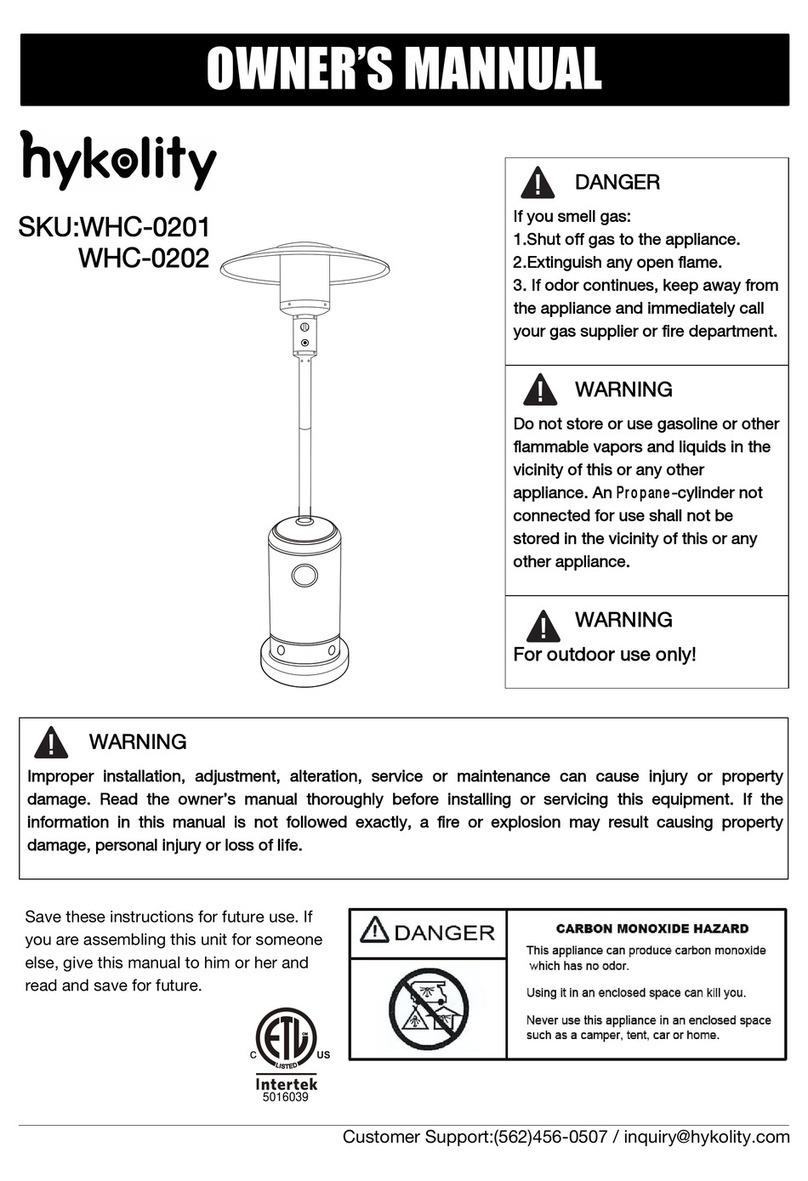 hykolity WHC-0201 User manual