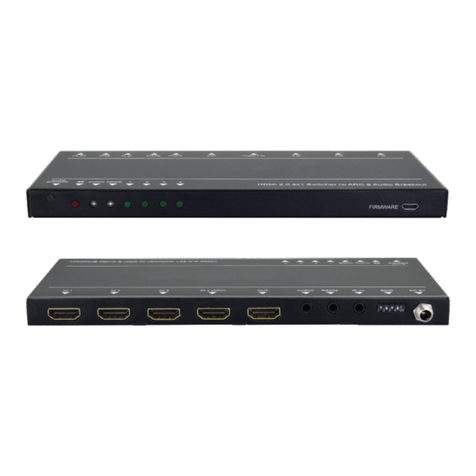 Green Audio HDS 4X1 user manual