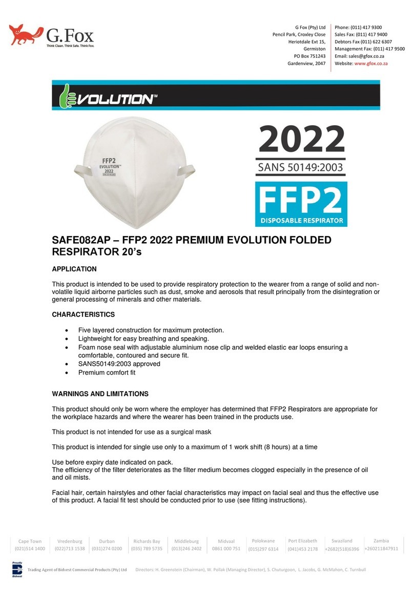 G.Fox Evolution SAFE082AP quick start guide