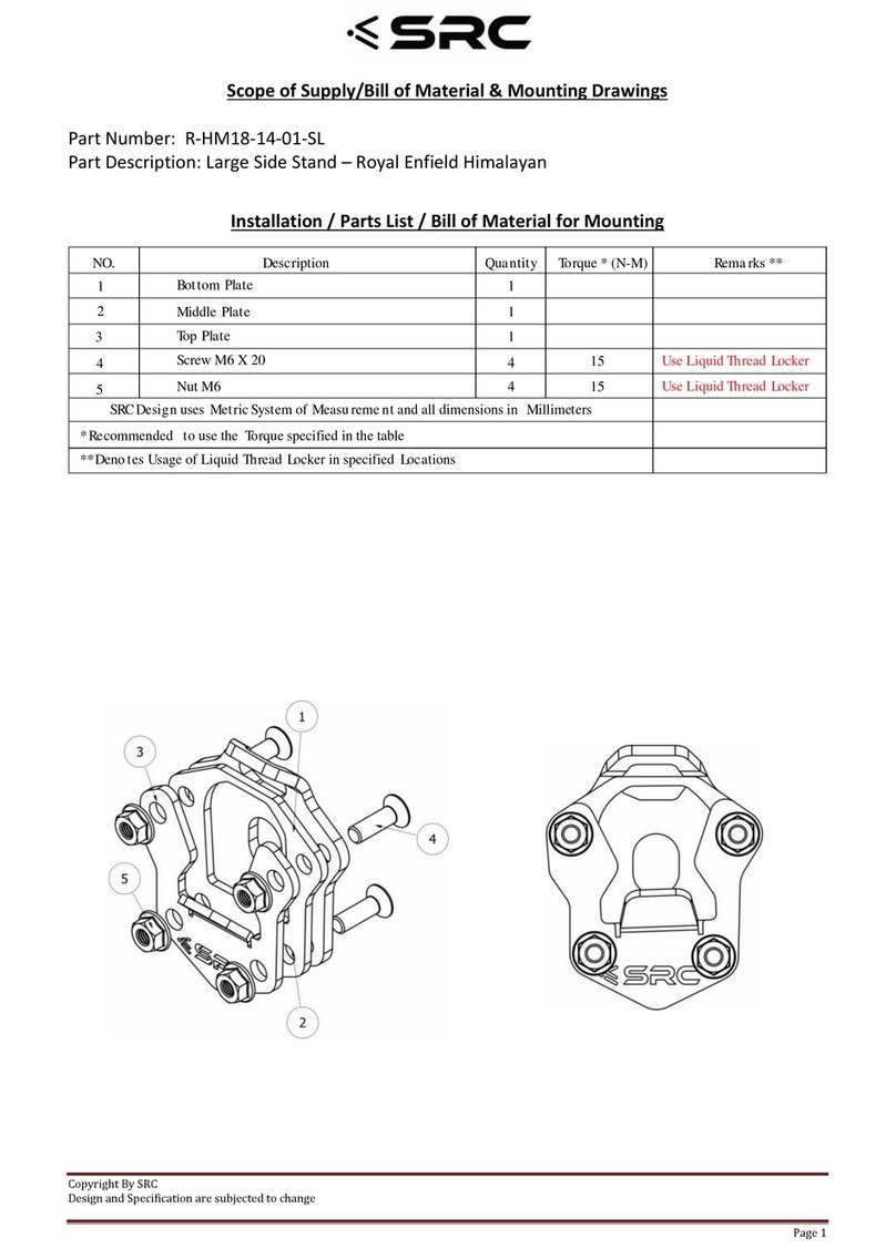 SRC R-HM18-14-01-SL User manual SRC R-HM18-14-01-SL User manual