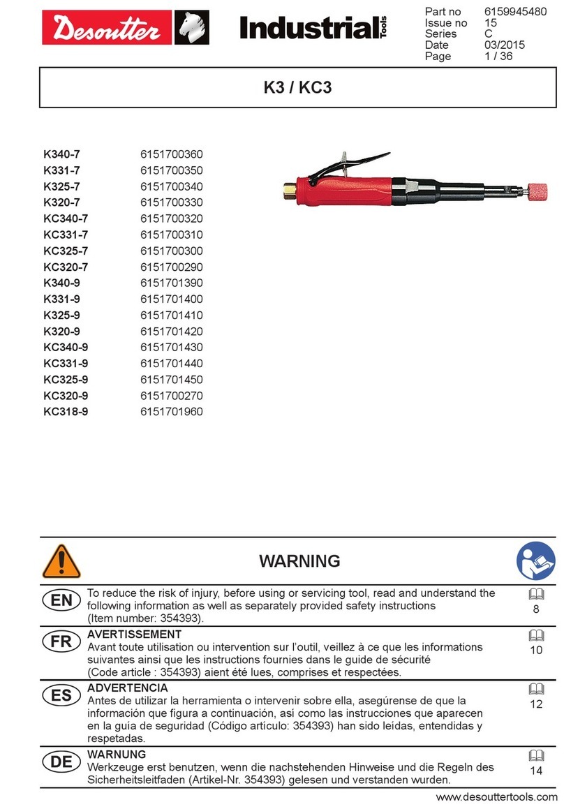 Desoutter K3 Series User manual