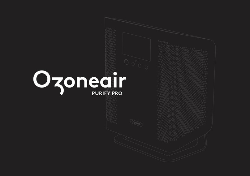 Ozoneair PURIFY PRO user manual