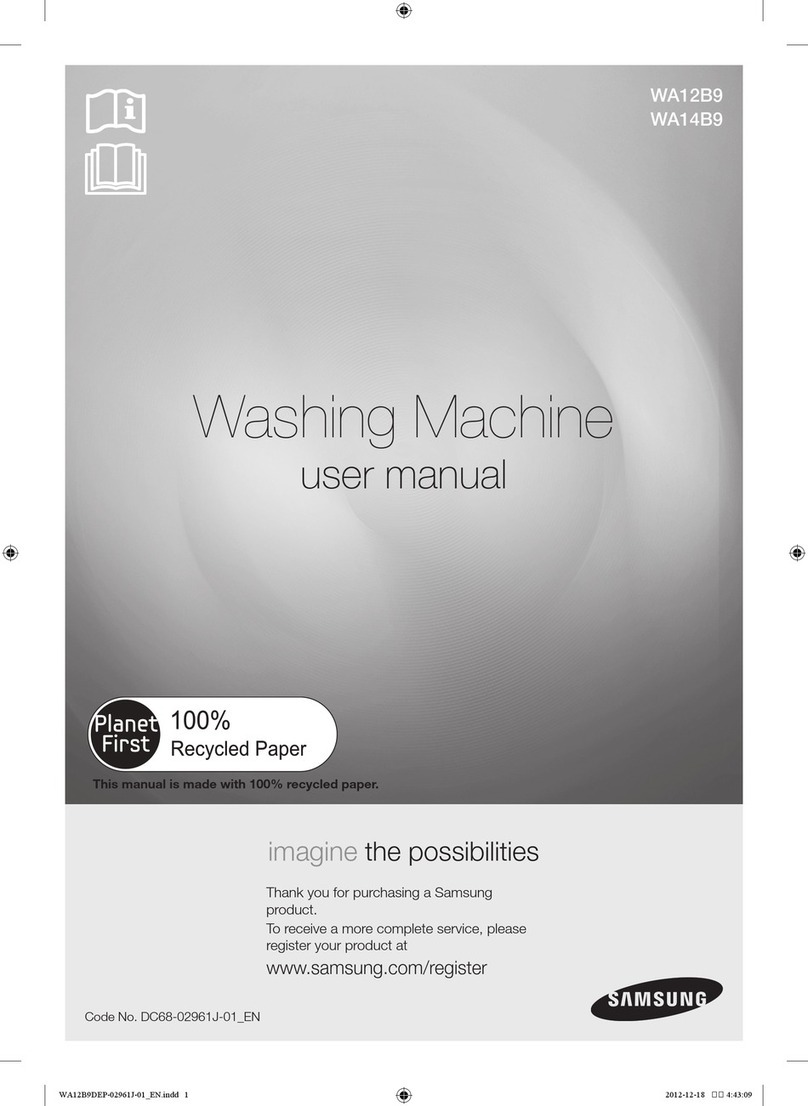 Samsung WA12B9 user manual
