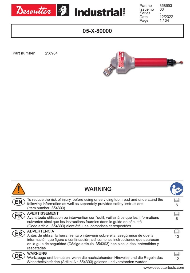 Desoutter 05-X-80000 User manual