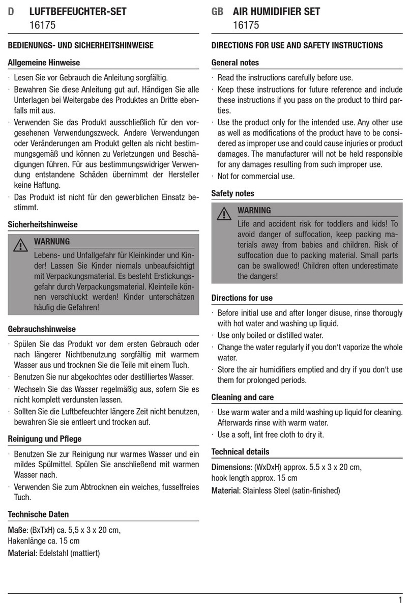 Haushalt International 16175 manual