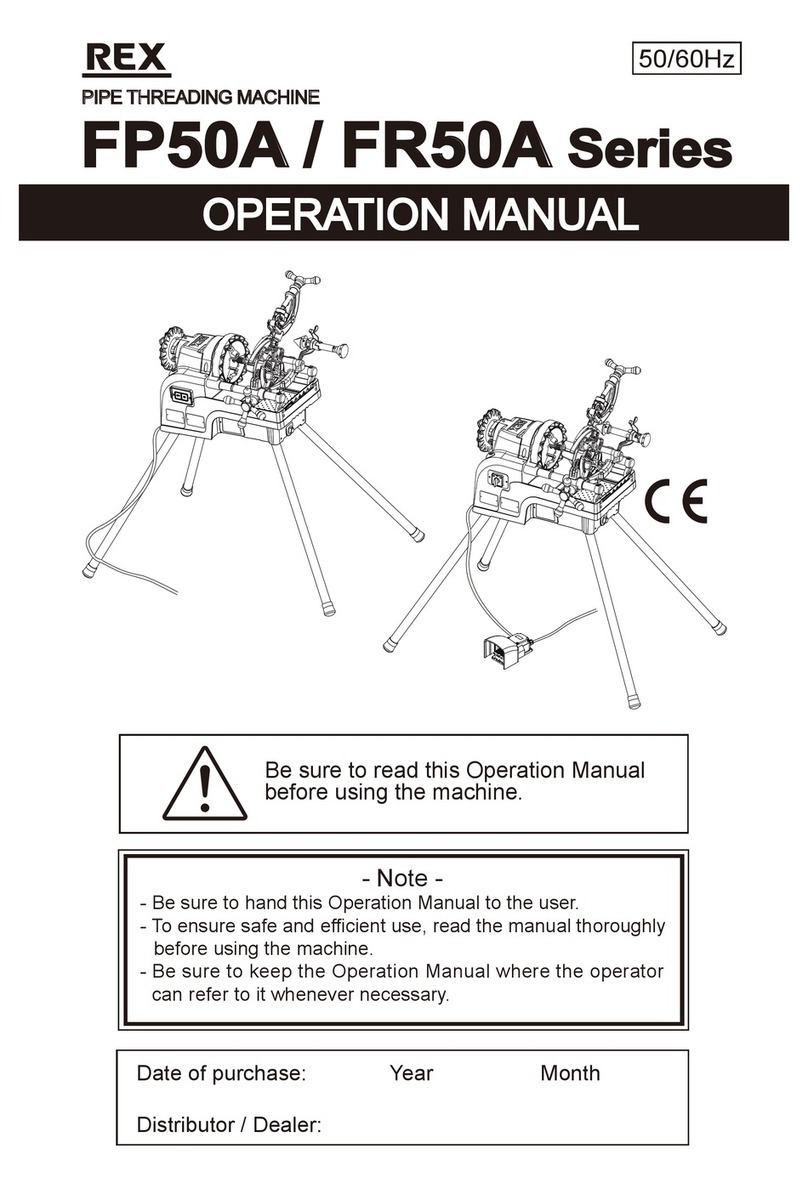 REX FP50A Series Operation manual