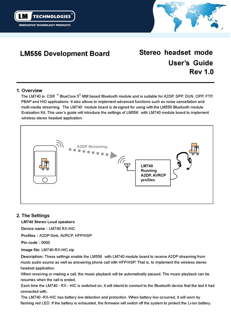 LM Technologies LM740 user guide