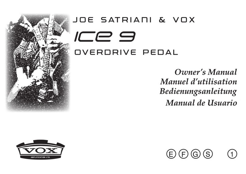 Vox ICE 9 User manual